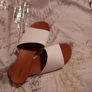 White sandals from Walmart!
